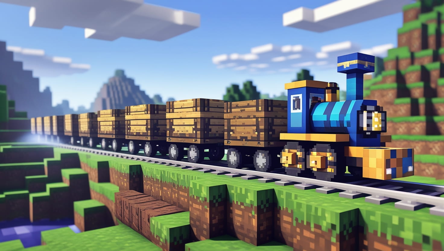 Train Cargo Addon (1.21) – MCPE/Bedrock Mod